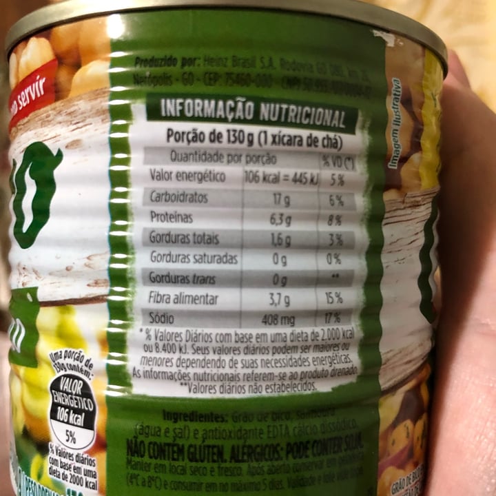 photo of Quero Grão de bico shared by @missaeodate on  14 Mar 2022 - review
