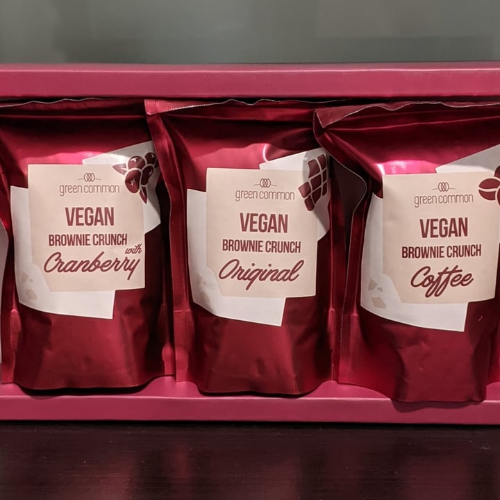 review photo of Green Common Brownie Crunch Vegan Boxset shared by @sunporklegogay on 07 May 2021 - review