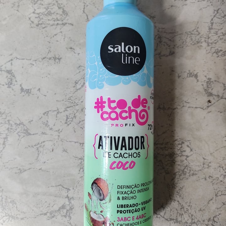 photo of Salon line Ativador de cachos de coco shared by @evelynramos on  19 Apr 2022 - review