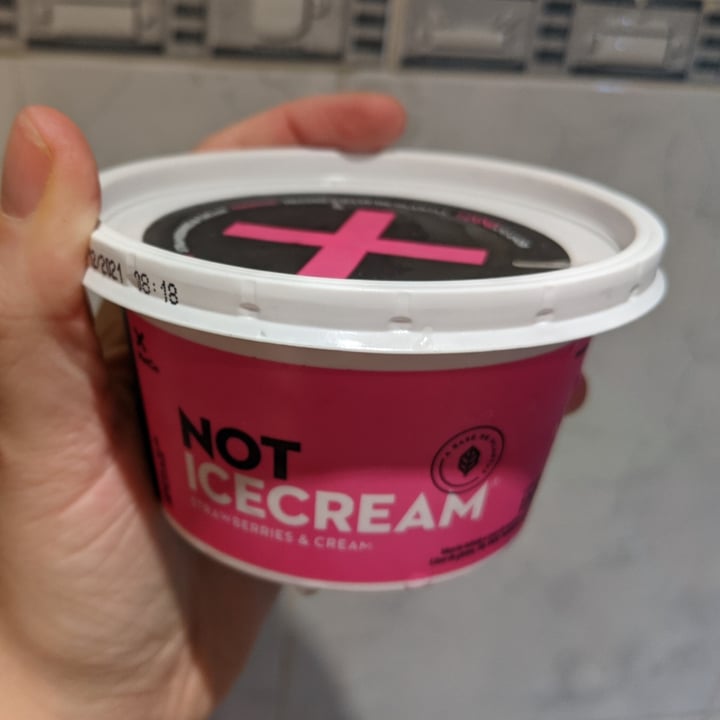 photo of NotCo Not Icecream Strawberries & Cream shared by @uncannyval on  05 Jan 2021 - review