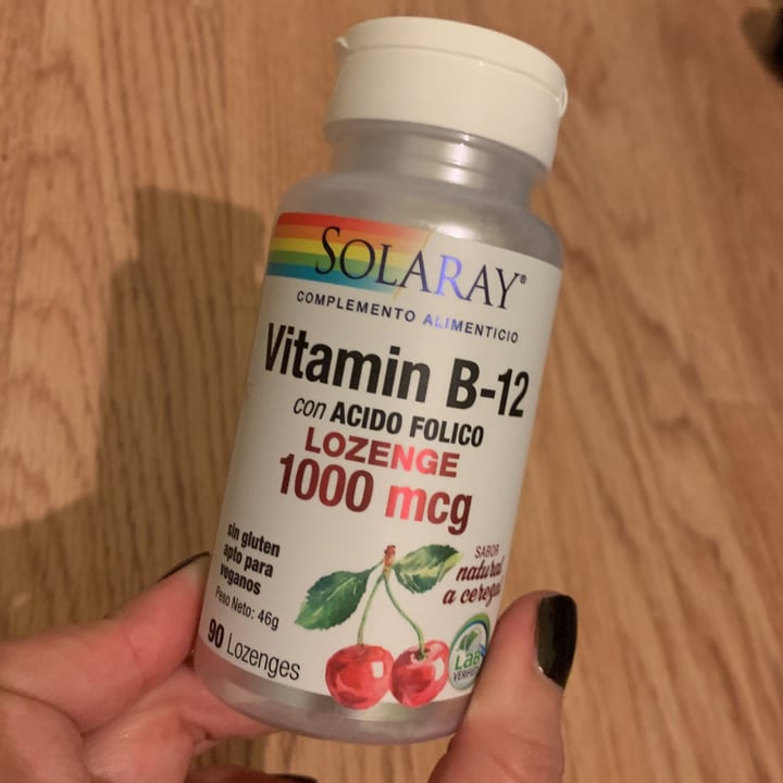 photo of Solaray Vitamina B12 + Ácido Fólico shared by @almuclun on  07 Feb 2021 - review