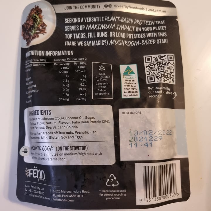 review photo of Veef Plant Based Pulled Beef shared by @tomruff on 28 Oct 2021 - review