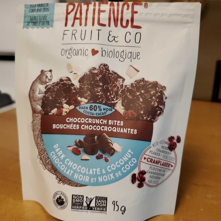 photo of Patience fruit & co Chococrunch Bites - Dark Chocolate & Coconut shared by @katoctmay on  26 Jun 2021 - review