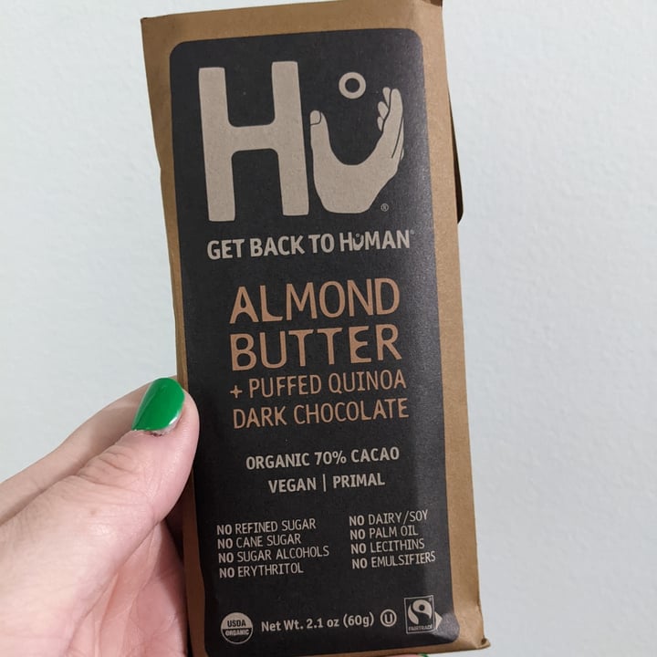 review photo of Hu Kitchen Cashew Butter + Pure Vanilla Bean Dark Chocolate shared by @karinb on 16 May 2022 - review