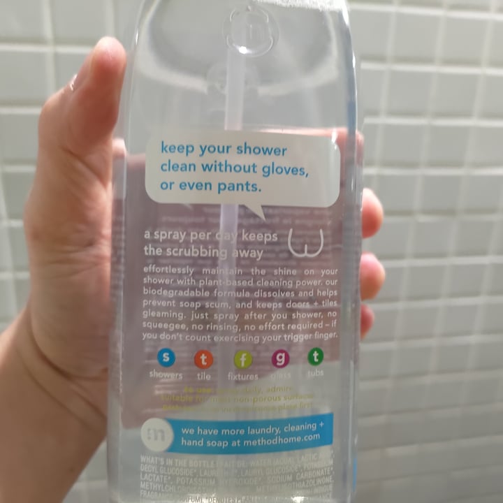 photo of method Daily Shower Spray shared by @stevenneoh on  21 Sep 2021 - review