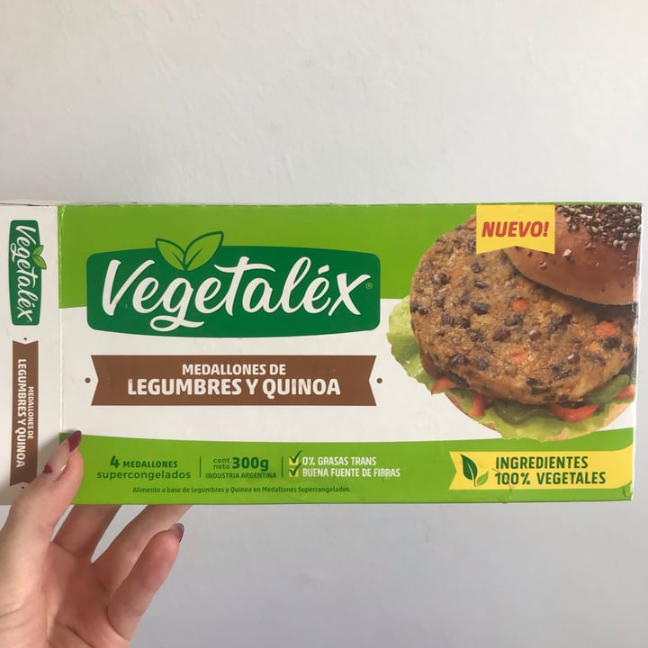 photo of Vegetalex Medallones de Legumbres y Quinoa shared by @ernestinabanga on  24 May 2021 - review