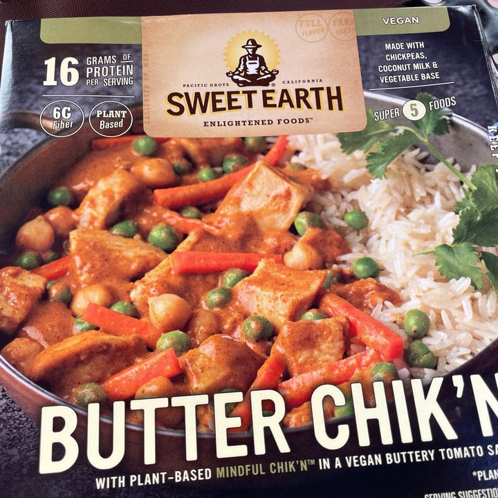 photo of Sweet Earth Butter Chik’n shared by @s10bee on  04 Aug 2021 - review