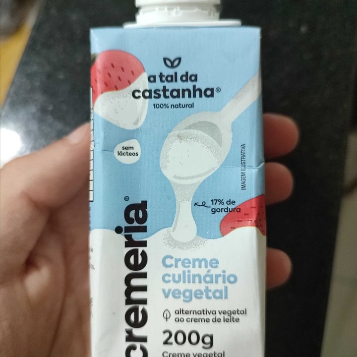photo of A Tal da Castanha creme culinario vegetal shared by @riogovegan on  20 Aug 2022 - review