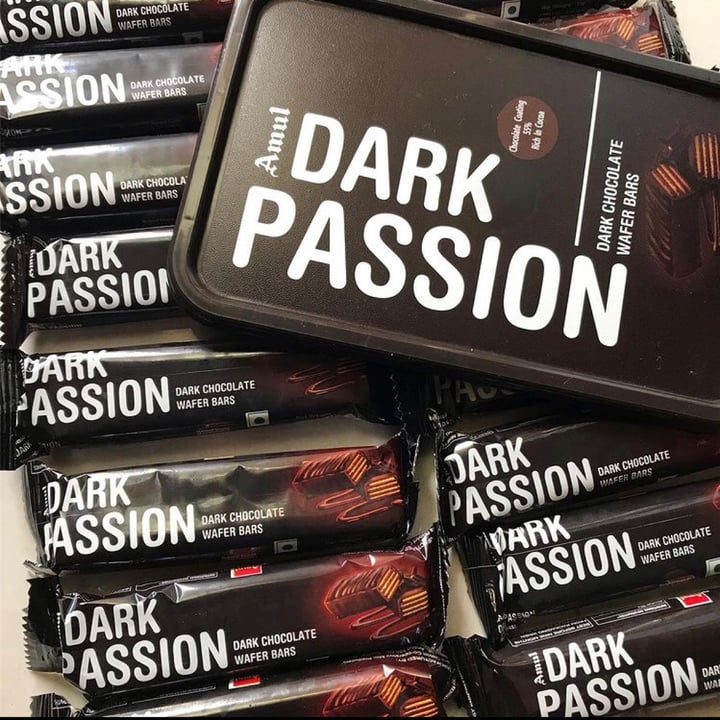 photo of Amul Dark Passion shared by @veganniran on  08 Dec 2020 - review