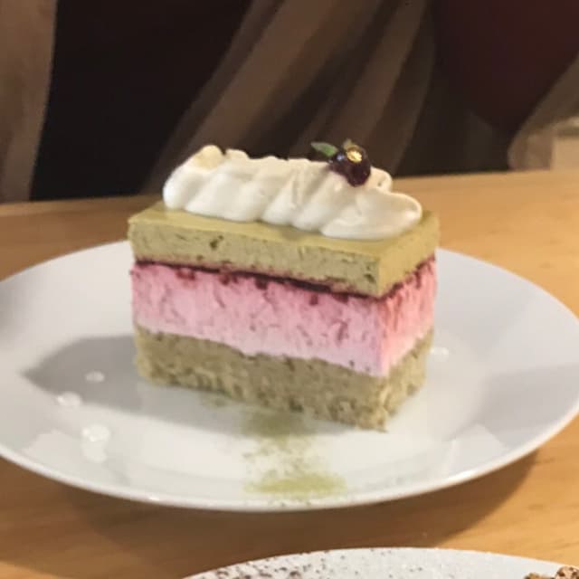 Photo of the dish “Pistachio raspberry slice”