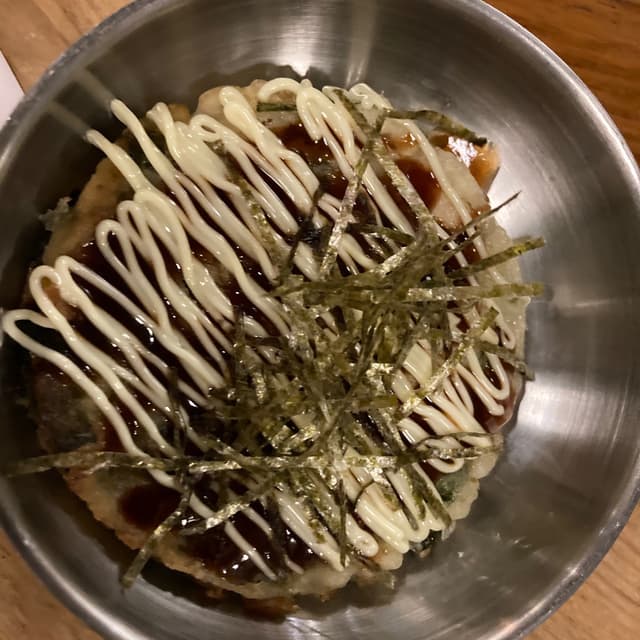 菜肴“Fried Kale With Vegan Mayo”的照片