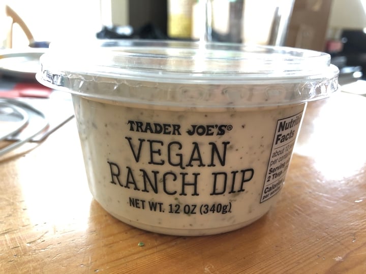 photo of Trader Joe's Vegan ranch dip shared by @katiewink on  22 Apr 2020 - review