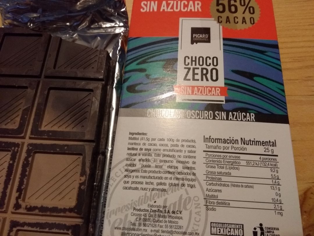 Chocolate Zero Rd Zero Chocolate from Picard chocolates - Vegan Product Reviews & Ratings ...