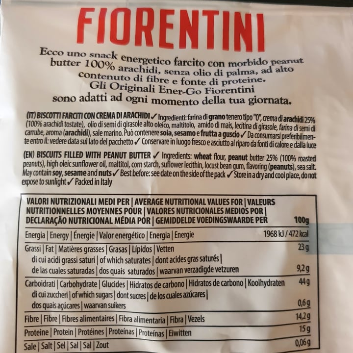 photo of Fiorentini Ener go peanut butter shared by @lunasky on  13 Aug 2022 - review