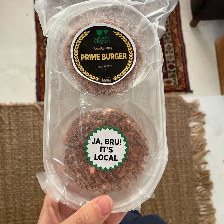 photo of Urban Vegan Prime Burger shared by @emzjane88 on  06 Sep 2021 - review