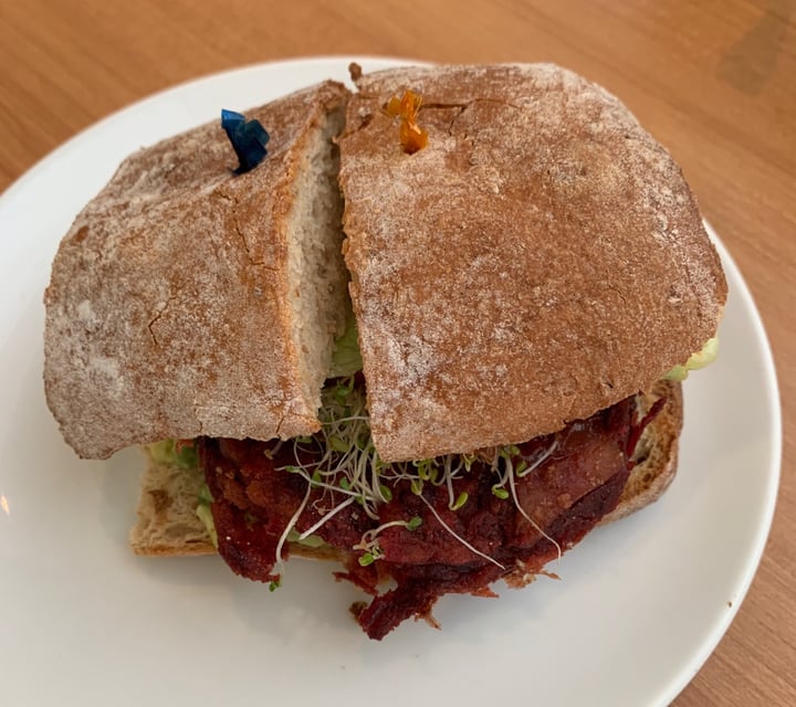 photo of Cedele Bakery Café Grilled Beetroot Patty and Avocado Sandwich shared by @veggieburger on  07 Aug 2019 - review