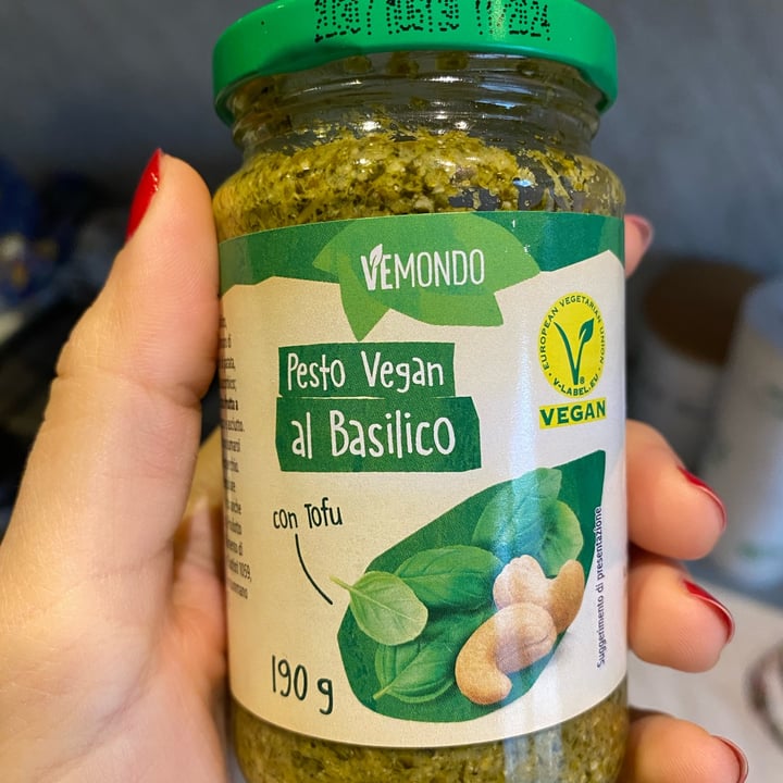 review photo of Vemondo Pesto Vegan al Basilico con Tofu shared by @raivlys on 10 Jan 2022 - review