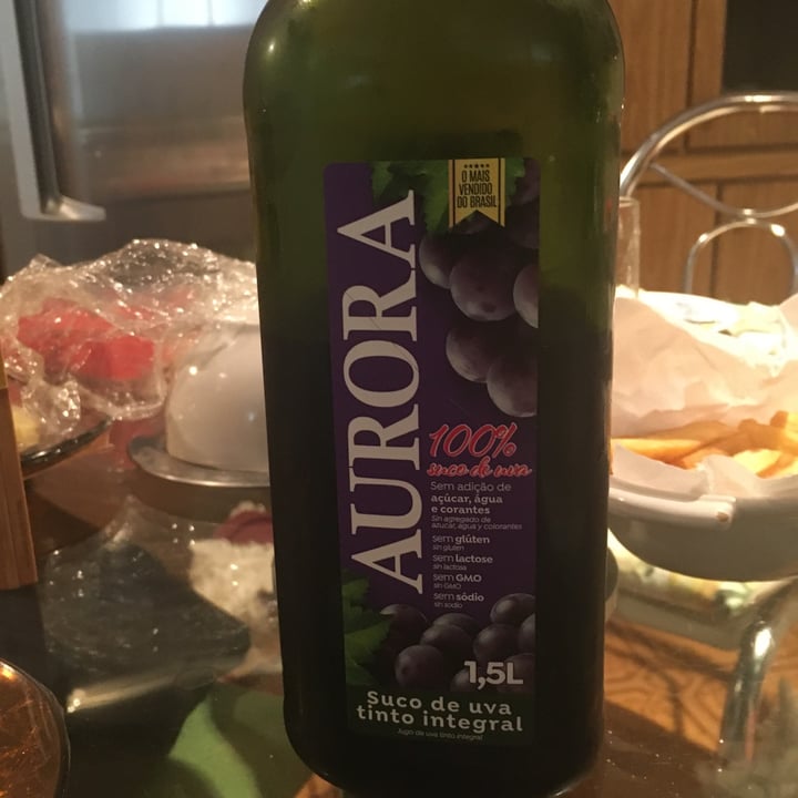 photo of Aurora Suco de uva tinto integral Aurora shared by @vimauro on  04 Sep 2022 - review