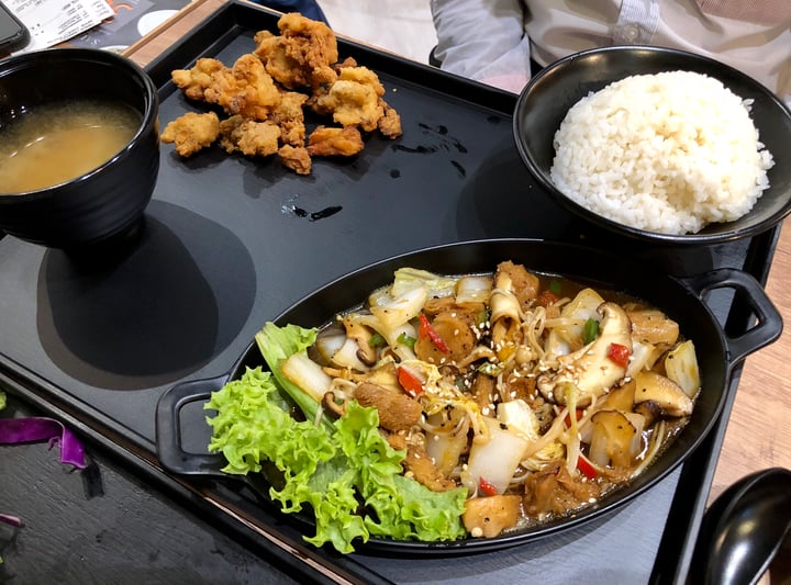 photo of Saute-San N6 Set Teriyaki Lion Mane Assorted Shroom Rice Set with Crispy Abalone and Miso Soup. shared by @eritakay on  07 May 2018 - review
