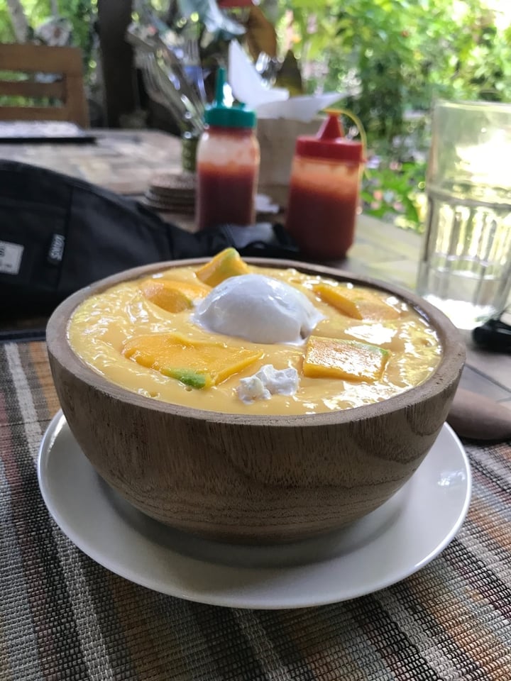 photo of Tasty Vegan Vanilla Ice Cream With Mango Juice shared by @itsallinpictures on  18 Nov 2019 - review