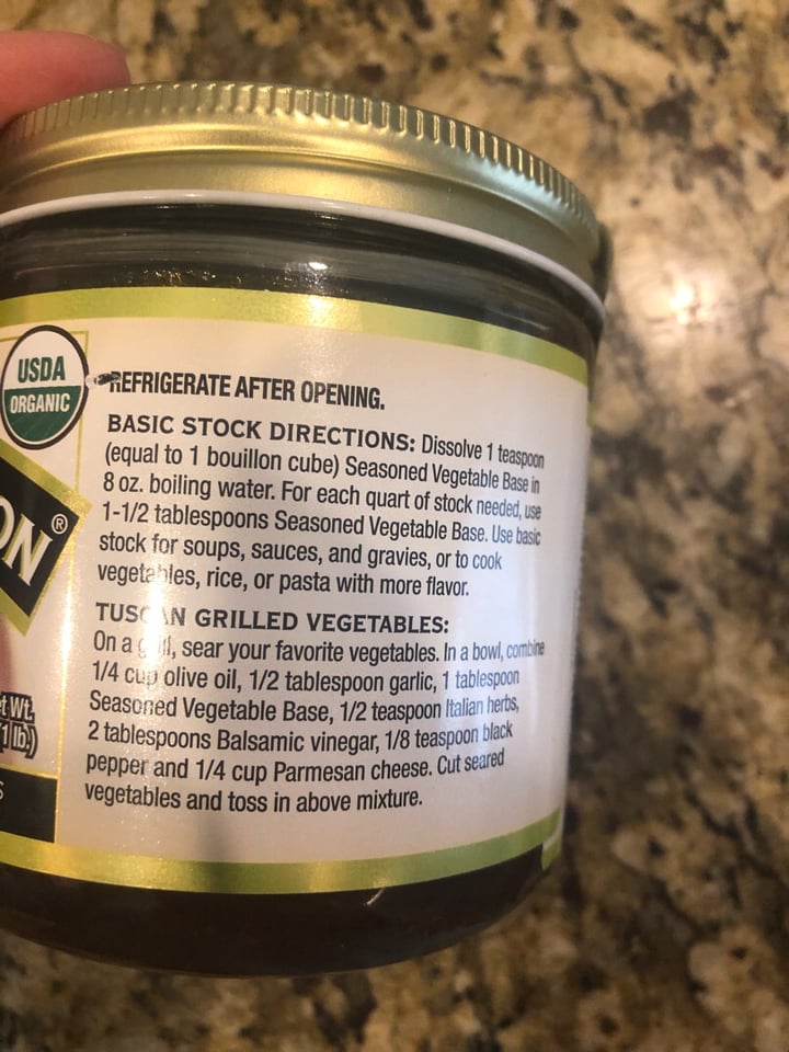 photo of Better Than Bouillon Organic Seasoned Vegetable Base shared by @macks on  24 Nov 2019 - review