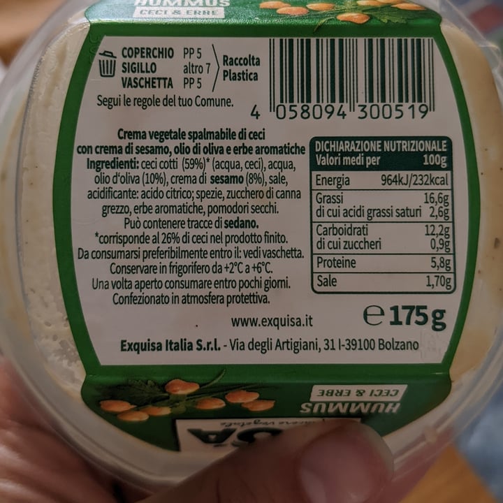 photo of Noa Hummus Ceci & Erbe shared by @serelop on  05 Jul 2022 - review