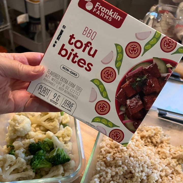 photo of Franklin Farms BBQ Tofu Bites shared by @anitalmp on  26 Jan 2023 - review