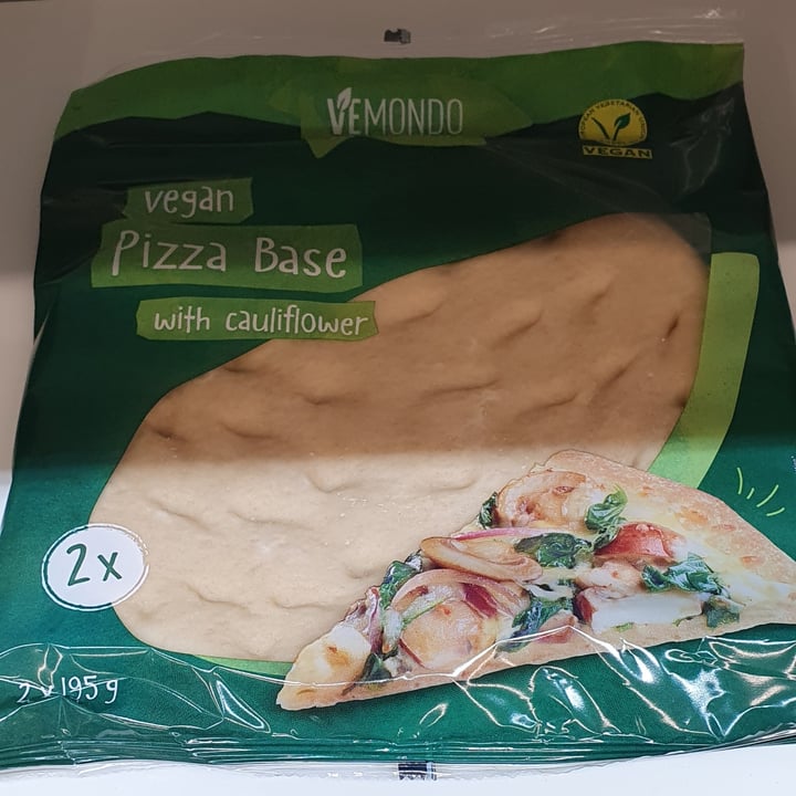 photo of Vemondo Vegan Pizza Base with Cauliflower shared by @mariencd on  31 Jul 2021 - review