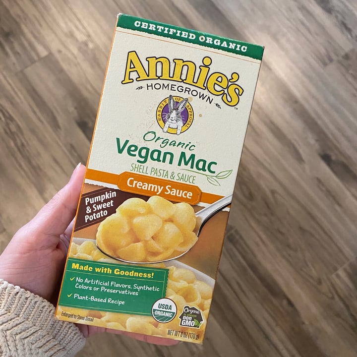 review photo of Annie’s Annie’s Organic Vegan Mac Pumpkin And Sweet Potato Creamy Sauce shared by @maranda on 08 Oct 2020 - review