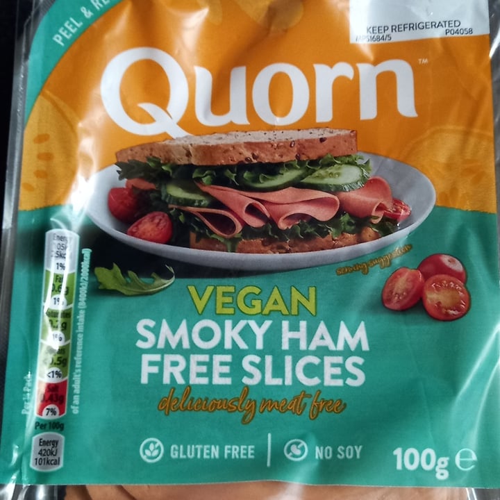 photo of Quorn Smoky Ham Free Slices shared by @katschi on  01 Jan 2022 - review