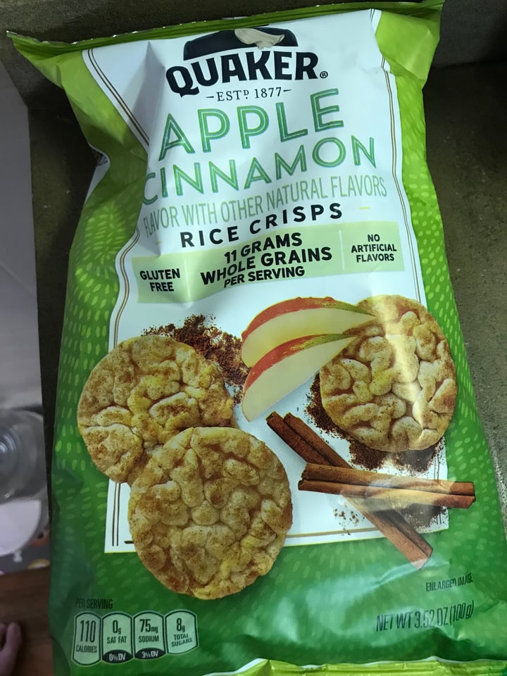 photo of Quaker Apple Cinnamon Rice Crisps shared by @nisharespect on  12 Sep 2022 - review