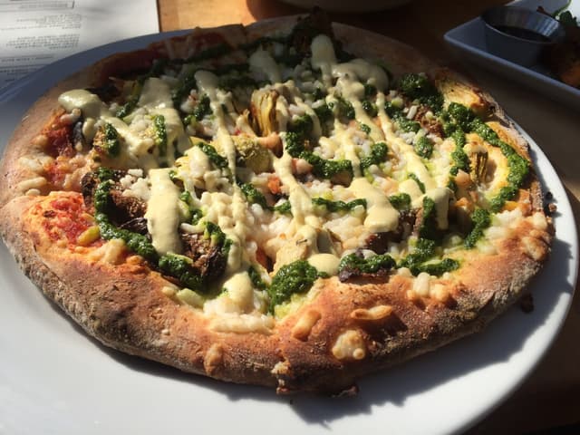 Photo of the dish “Eggplant Artichoke Pizza”