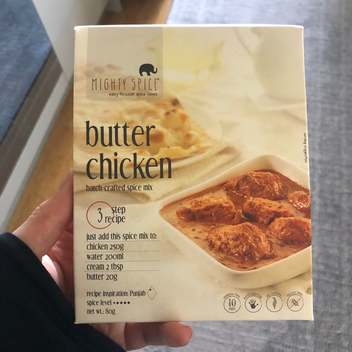 review photo of Mighty spice Butter Chicken shared by @lilxbirdy on 30 Sep 2021 - review