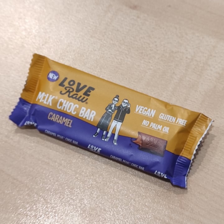 photo of LoveRaw Milk Choc Bar Caramel shared by @niklabelloli1 on  15 Dec 2022 - review