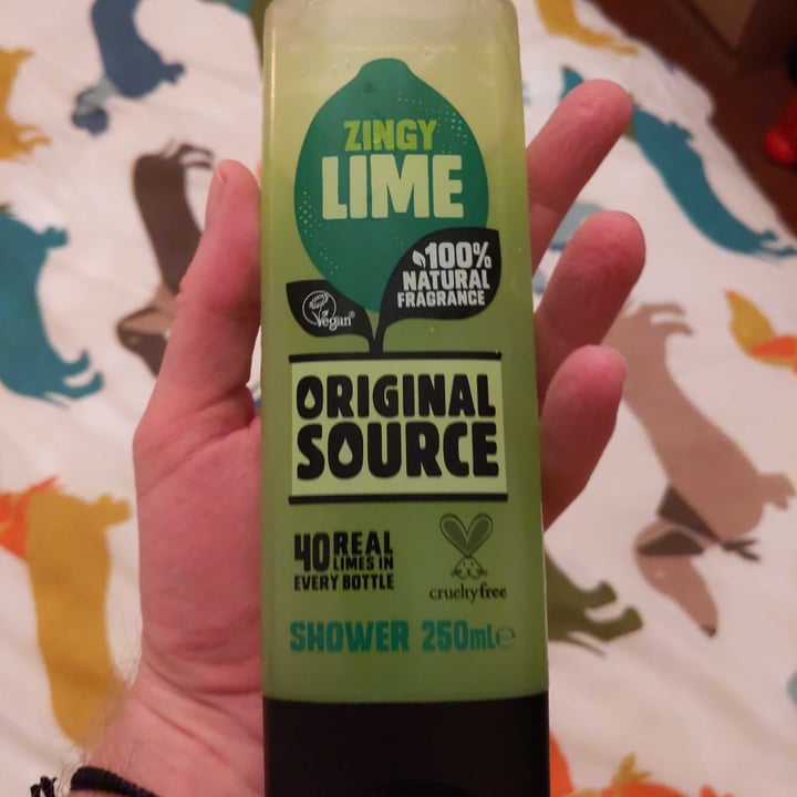 photo of Original Source  Lime shower gel shared by @thebadassvegan on  04 Jan 2021 - review