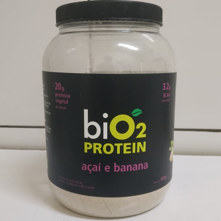 photo of biO2 Proteína Vegetal Sabor Açaí E Banana shared by @edsonshigue on  11 May 2022 - review