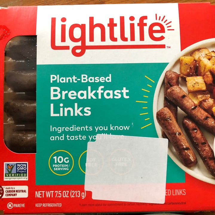 photo of Lightlife Plant Based Breakfast Links Sausage shared by @katiewink on  17 Jan 2021 - review