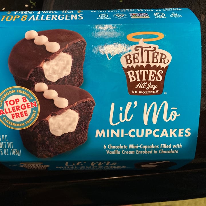 photo of Better Bites Bakery Lil’ Mo Mini-Cupcakes shared by @compassionatekisses on  29 Jun 2021 - review