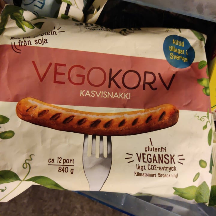 photo of anamma Vegokorv (Veg Sausage) shared by @crazycatsbananas on  31 Dec 2020 - review