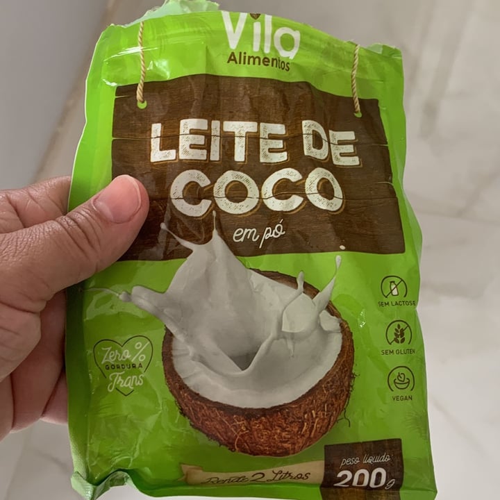 photo of Vila alimentos Leite de côco em pó shared by @silvaniamalini on  07 May 2022 - review