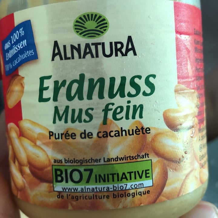 photo of Alnatura Erdnuss Mus Fein shared by @chiabra on  05 Jun 2022 - review