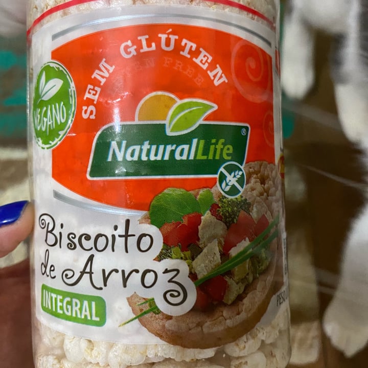 photo of NaturalLife Biscoito de Arroz shared by @maynutriveg on  13 Sep 2022 - review