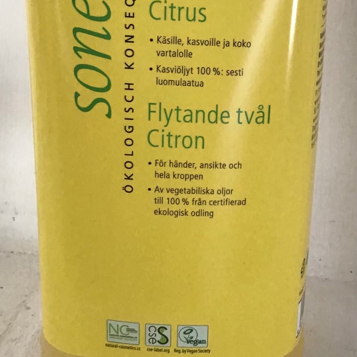 photo of Sonett Citrus hand soap shared by @snobolino on  19 Jun 2021 - review