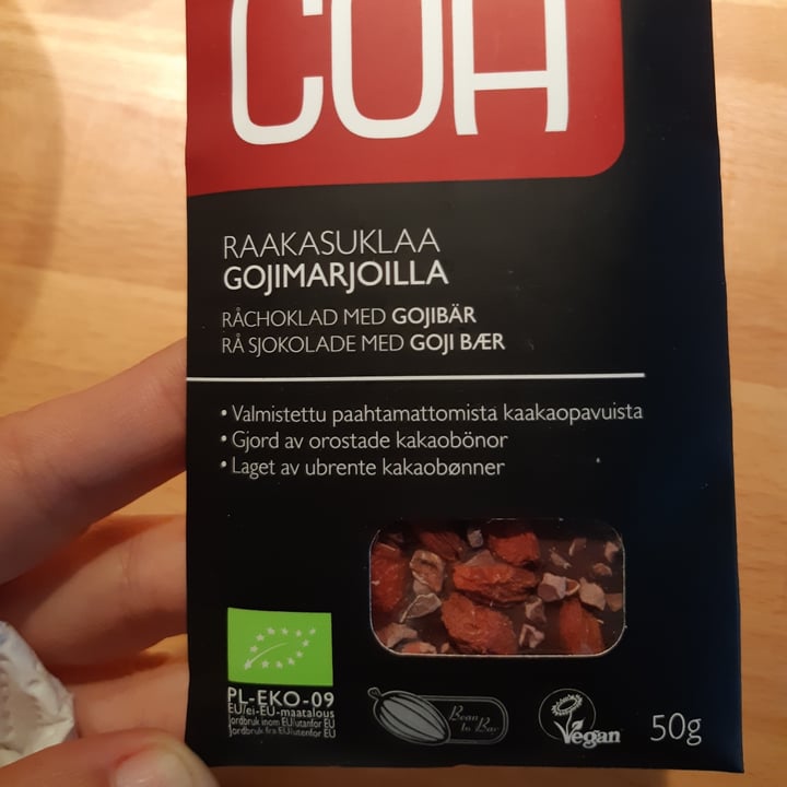 photo of Co Coa Barra de chocolate y goji shared by @carolicagigas on  29 Jul 2020 - review