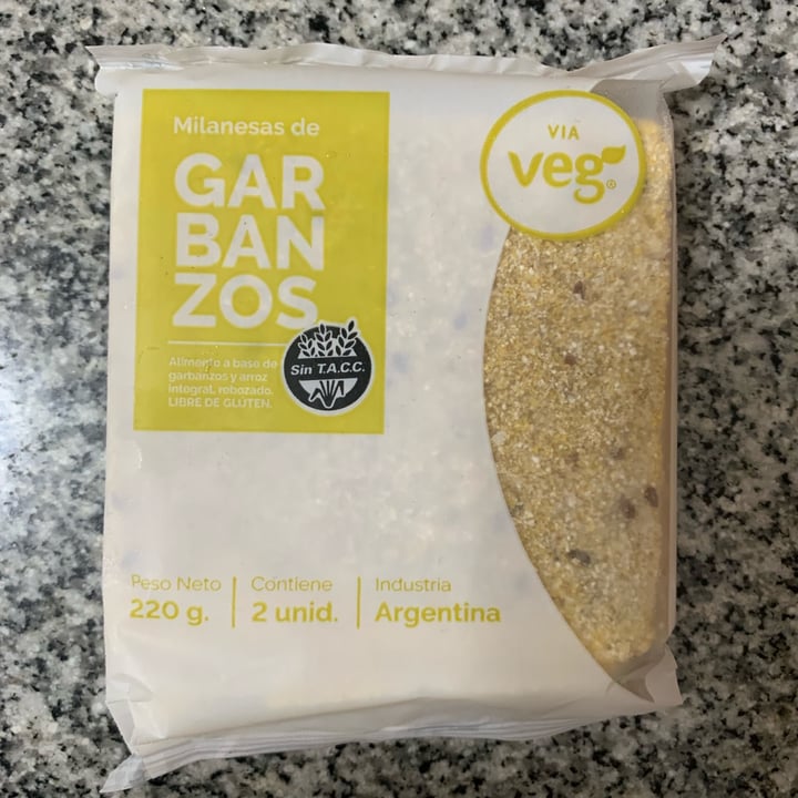 photo of Via Veg Milanesas De Garbanzos shared by @canica on  20 Oct 2021 - review
