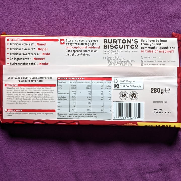 review photo of Jammie Dodgers Jammy dodgers raspberry shared by @marcinzalu on 11 Dec 2021 - review