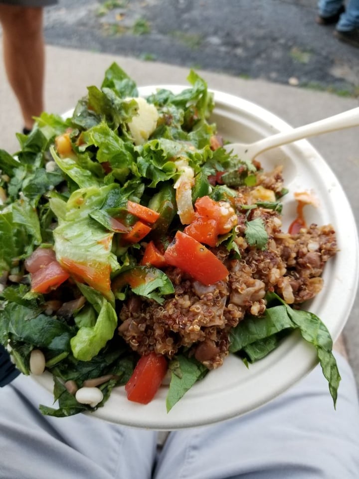 review photo of Eureka Compass Vegan Food Taco Salad shared by @vtxsteve on 17 Sep 2018 - review