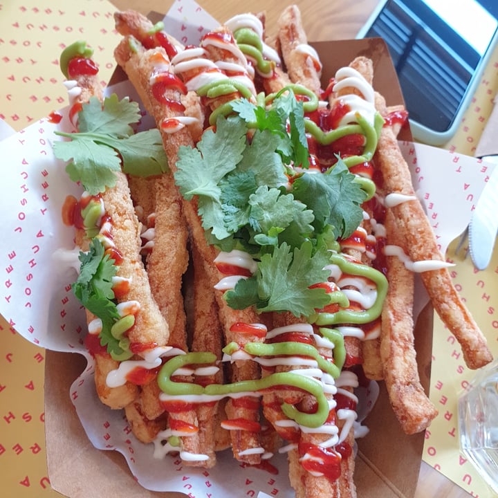 review photo of Joshua Tree Cafe Sweet Potato Fries shared by @thedronewhisperer on 18 Jul 2022 - review