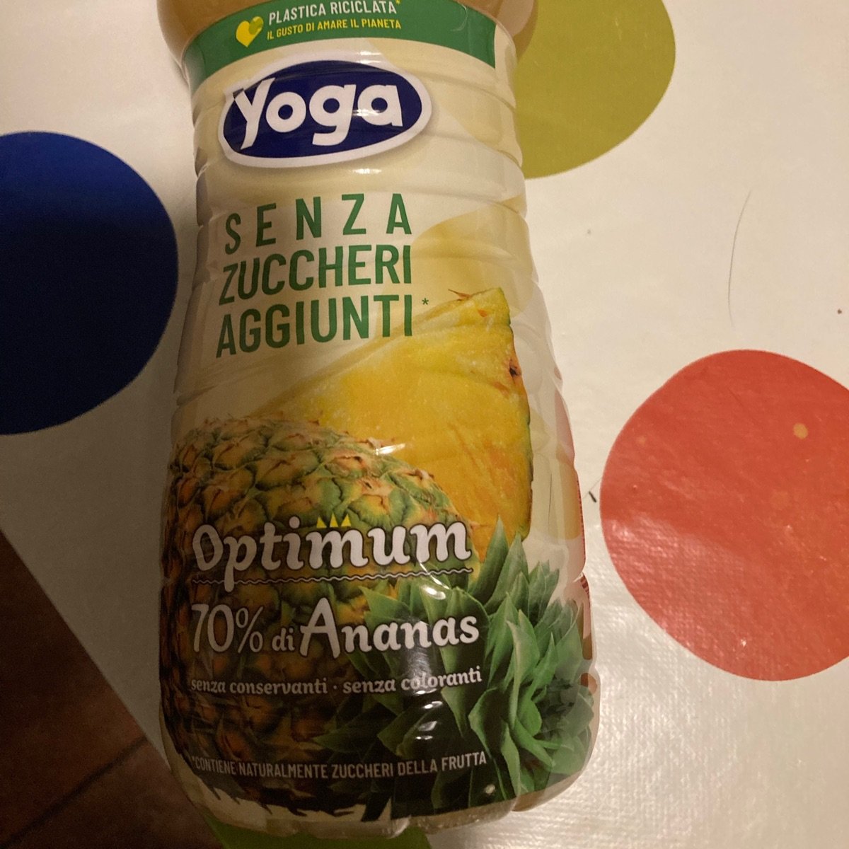 Succo di frutta 70% Ananas Yoga Optimum senza zuccheri