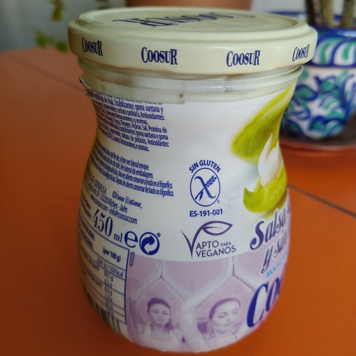 review photo of Coosur Salsa sin Huevo y Lactosa (Mayonesa Vegana) shared by @alasparavolar on 24 Sep 2021 - review